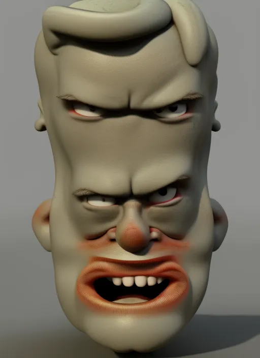 hot-headed angry man with tax