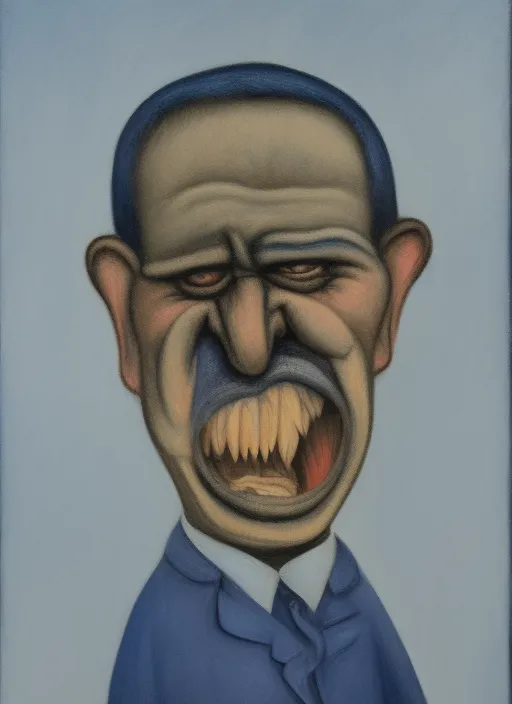 headed angry man with tax