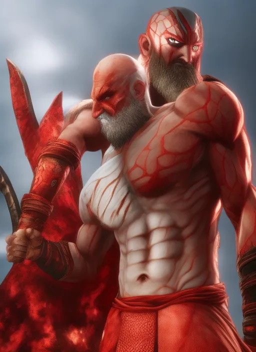 Cratos God of War Red