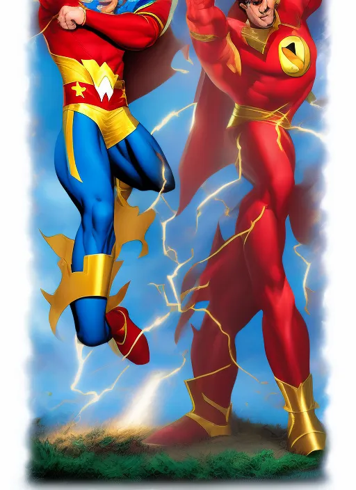 DC shazam and thunder bolts