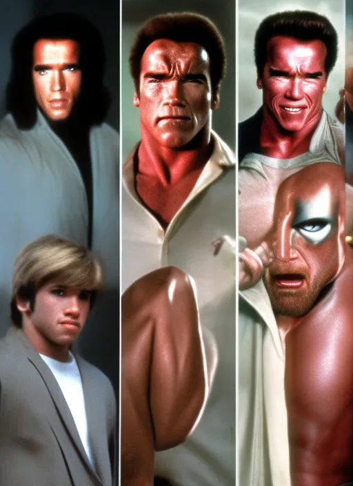 Evolution of Arnold schwarzenegger 