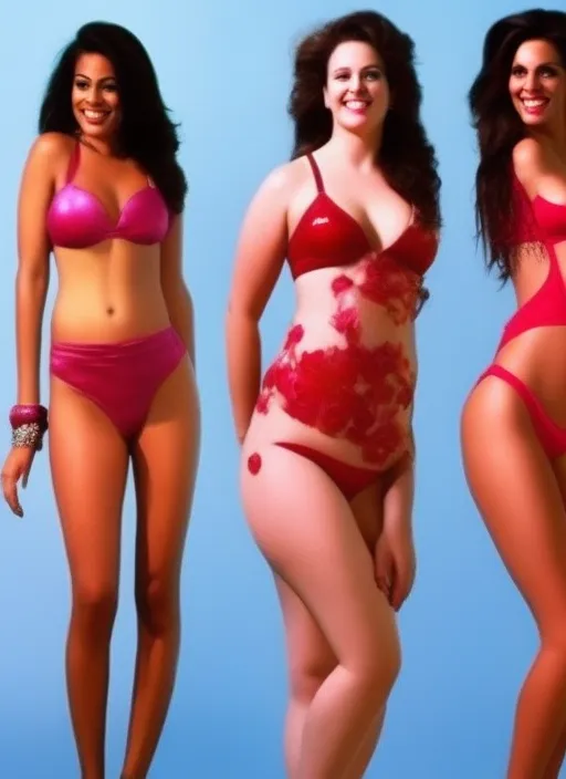 “Become a attractive woman with bikini”