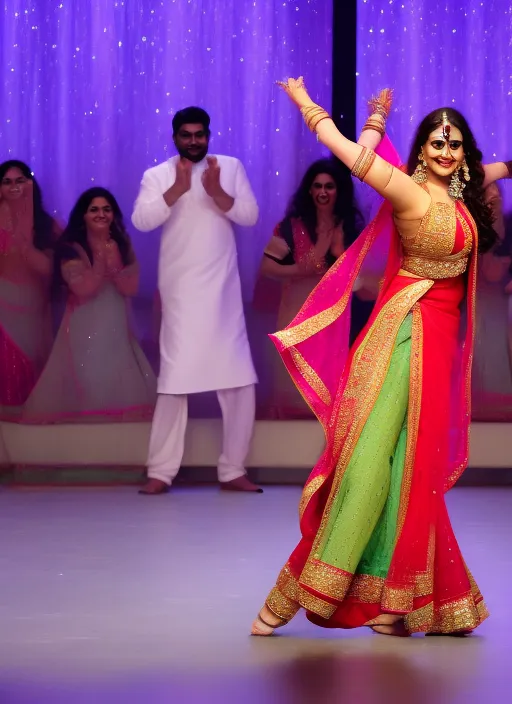 Bollywood actress dancing