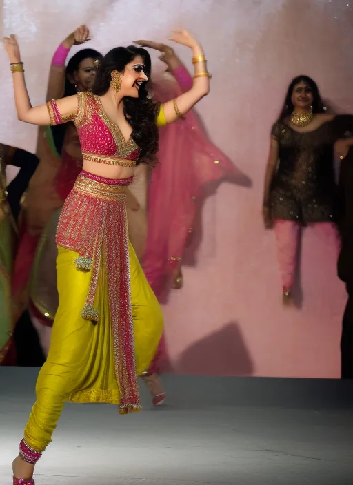 Bollywood actress dancing