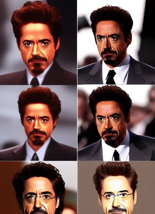 THE EVOLUTION OF TONY STARK AS RDJ