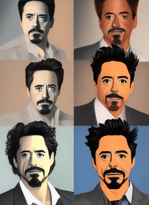 THE EVOLUTION OF TONY STARK AS RDJ