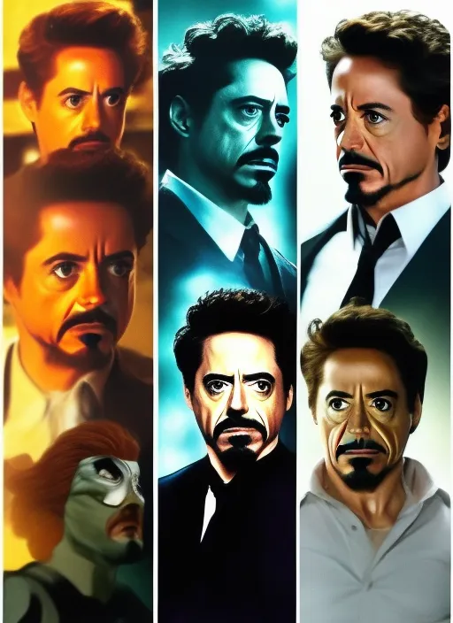 THE EVOLUTION OF TONY STARK AS RDJ