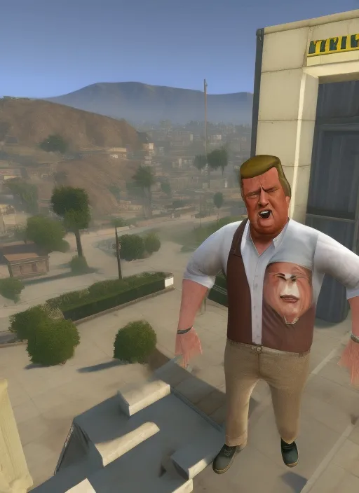 Trump in GTA5