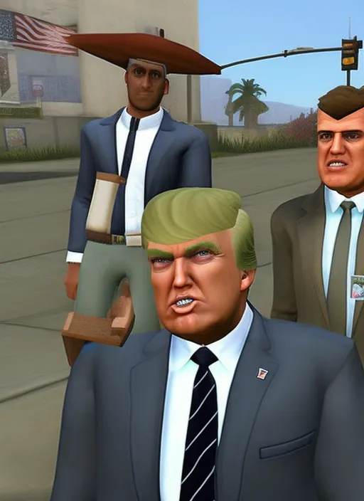 Trump in GTA5