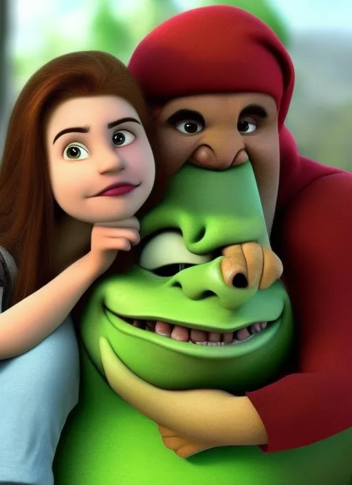 Shrek and Fiona in real life