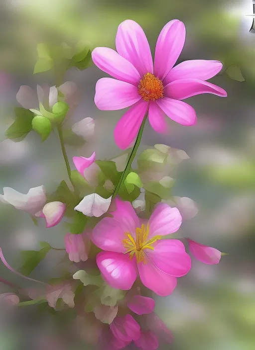 Flower is blooming, hd, realistic