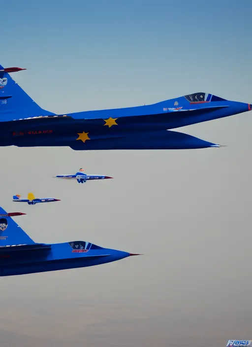 Thunderbirds, add airplane BLUE 