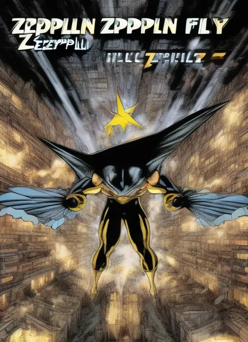 Black Adam Fly Zeppelin 