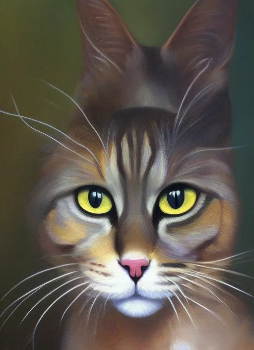 Painter cat