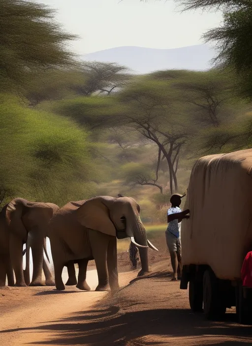 Traveling through Africa