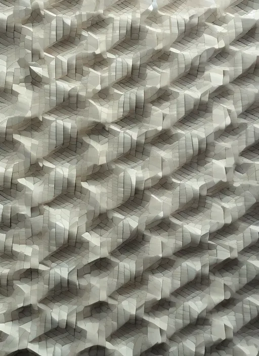 Origami tessellation curve design 