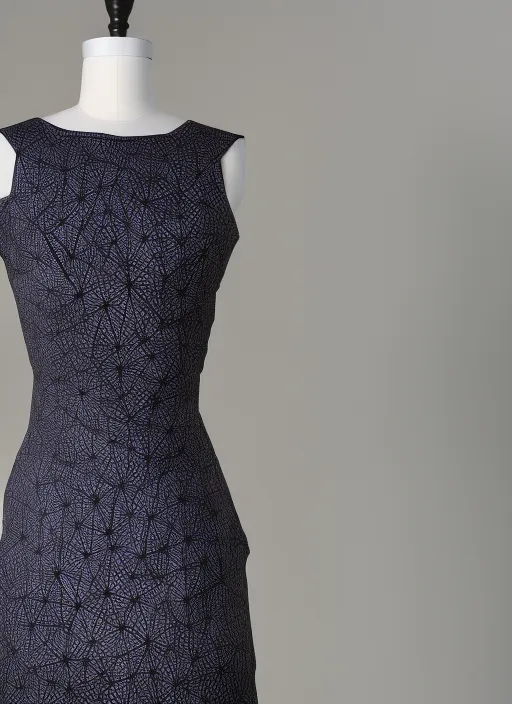 Origami tessellation curve design
 pattern dress