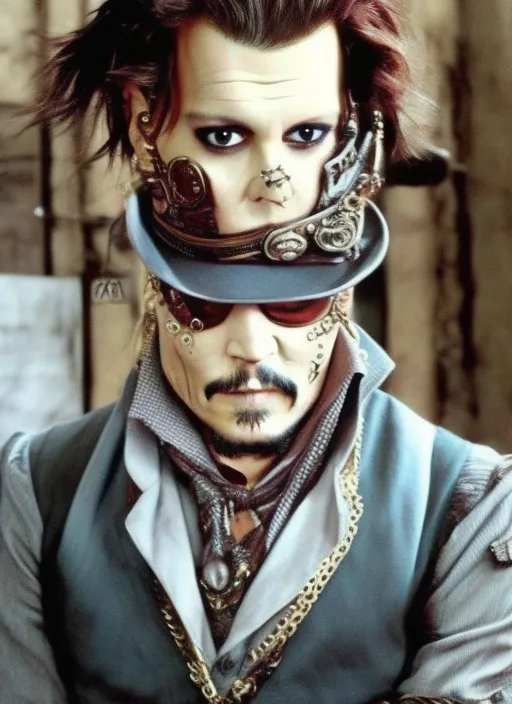 Johnny depp steampunk style