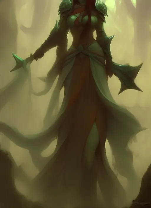 Dungeons and dragons forest, painted by stanley artgerm, brom, digital art, trending on artstation