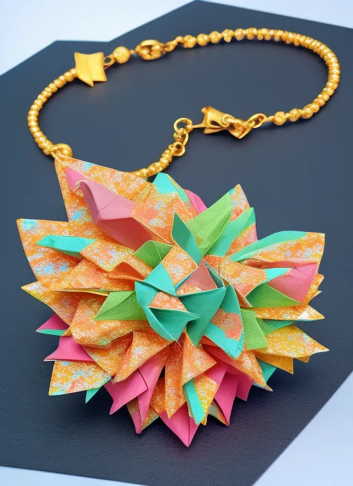 Origami handmade 
accessories elegant bracelet 
