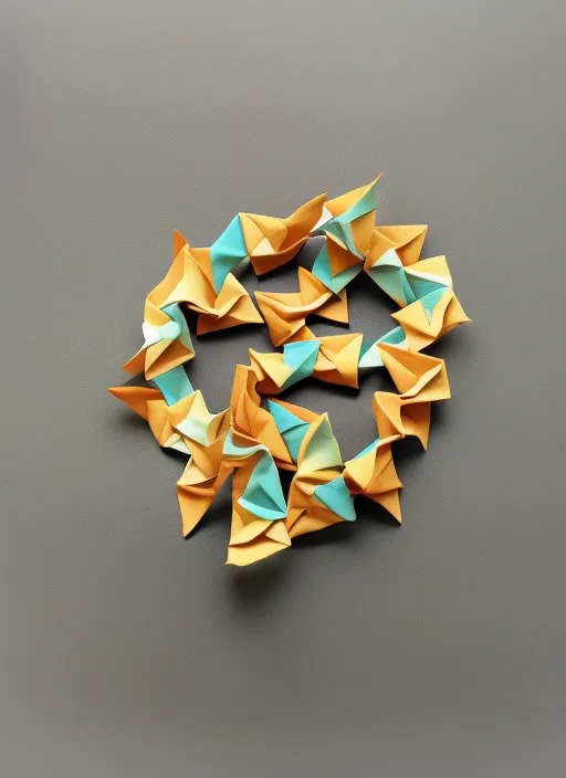Origami handmade tessellation 
accessories elegant bracelet 