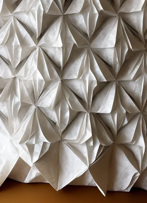 Origami tessellation lampshades decor
