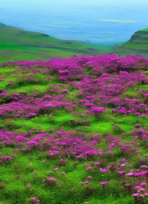 kaas plateau with flower

