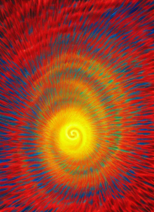 spiral in high definition, with vivid colors