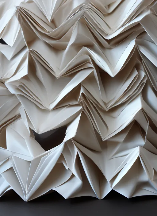 Origami pleats 