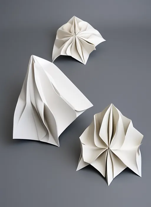 Origami pleat forms
