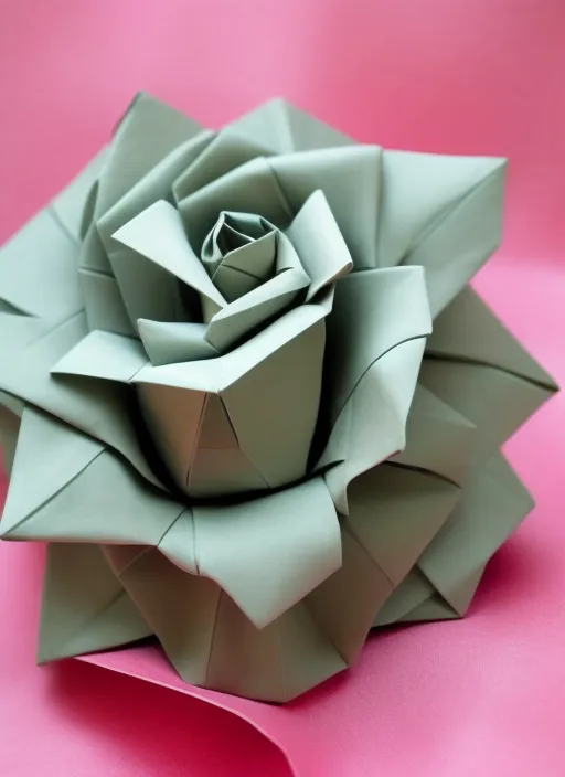 Origami rose box 

