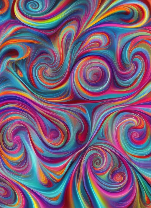 Psychedelic swirls