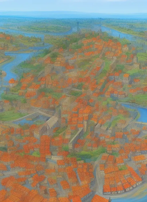 a medieval city