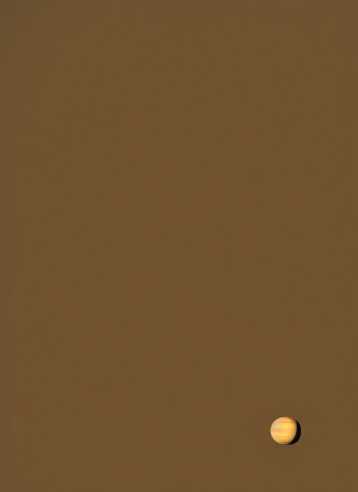 Wandering on Jupiter, identified by overly simplified shapes, minimalism