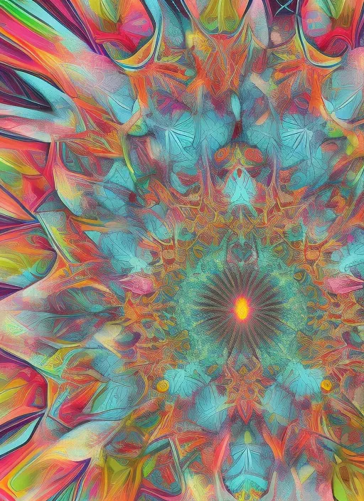 Psychedelic kaleidoscope