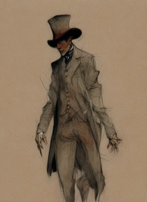 bits of color, Sketch book, hand drawn, dark, gritty, realistic sketch, Rough sketch, mix of bold dark lines and loose lines, bold lines, on paper, character sheet,sherlock holmes, humanoid, Full body