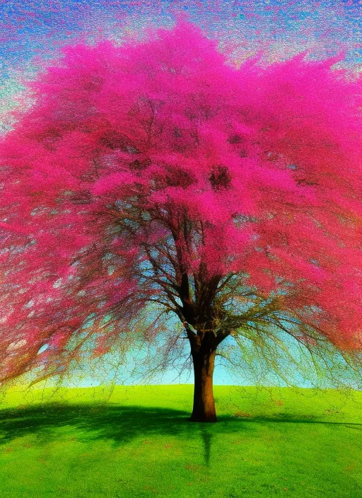 A colour full tree 