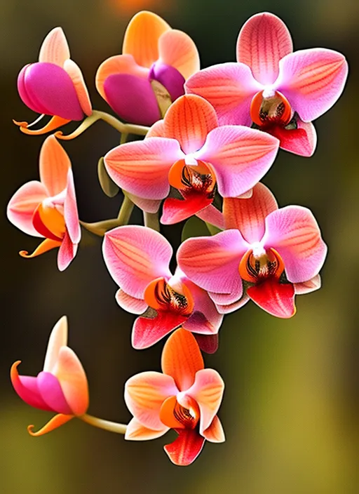 amazing orchids orange 