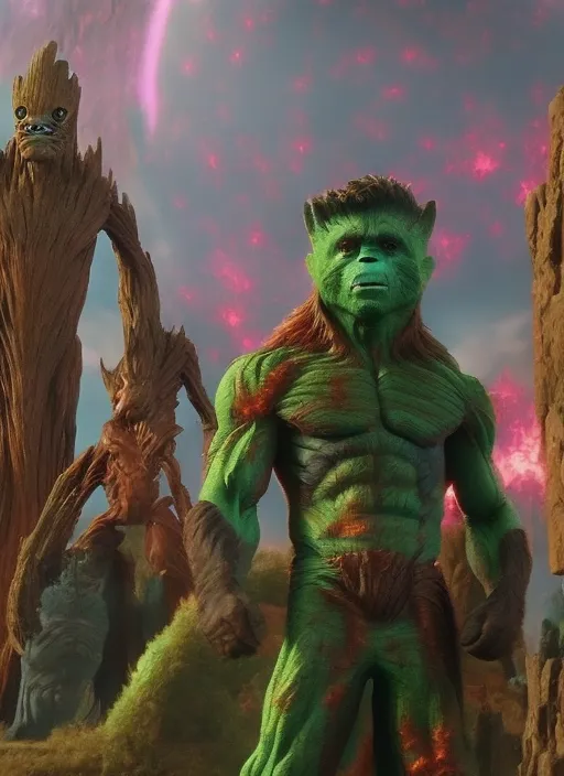 Guardians of the Galaxy Vol. 3 in planet Mongo