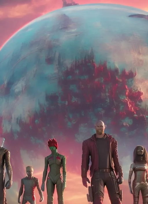 Guardians of the Galaxy, in planet