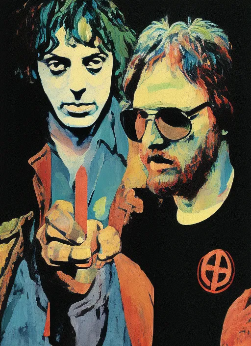 Roger water and syd barret full colour