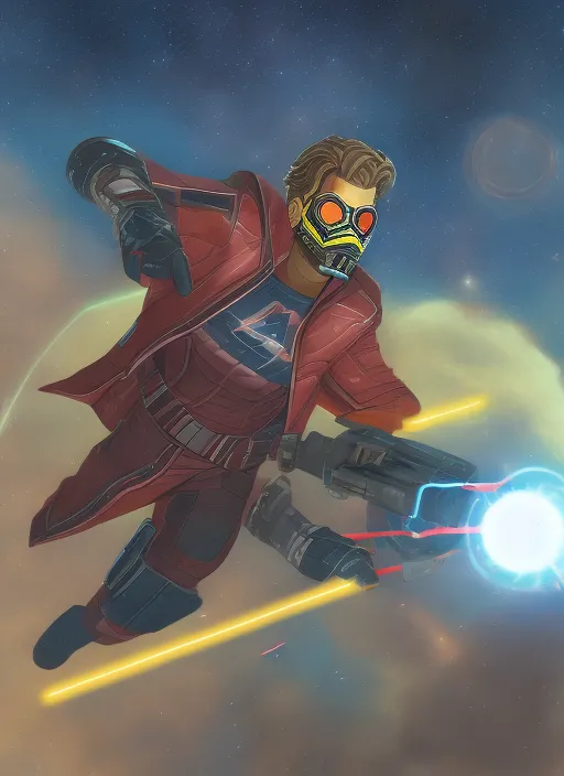 Star lord, space laser