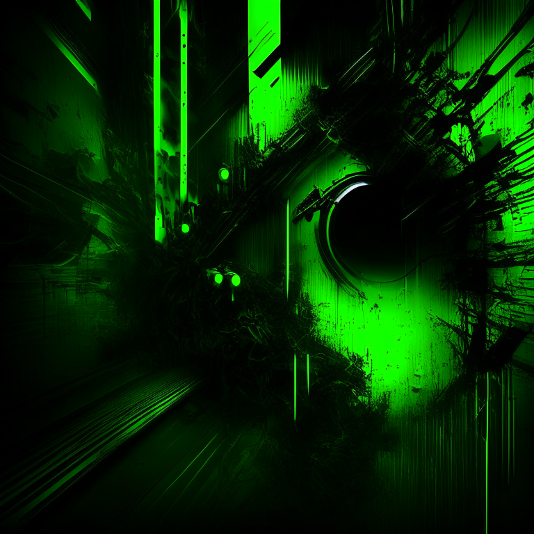 a green and black wallpaper with a light background, in the style of futuristic themes, erased and obscured, luminous shadowing, endurance art, frontal perspective, neo-op, and systems art.