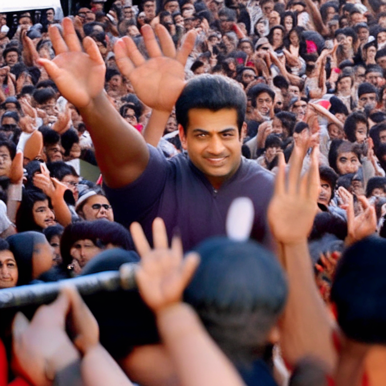 Salman Khan waving at a crowd