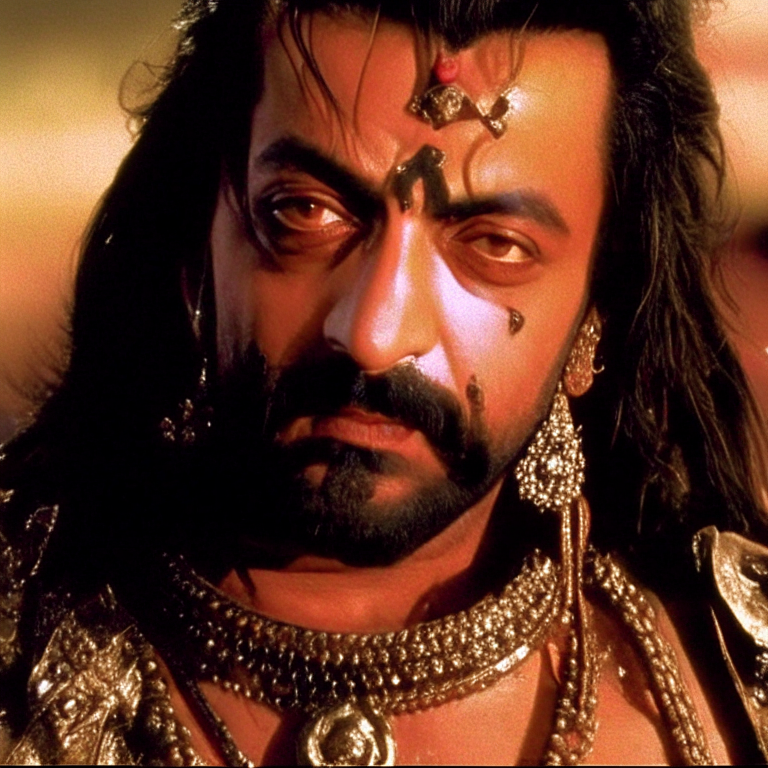 Sanjay Dutt in the movie Khalnayak