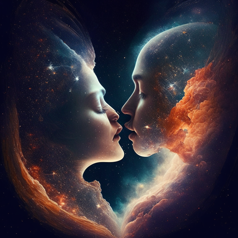 un beso en el universo infinito