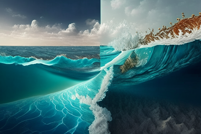 un'immagine nitida e dettagliata del fondo del mare mediterraneo senza elementi in superficie