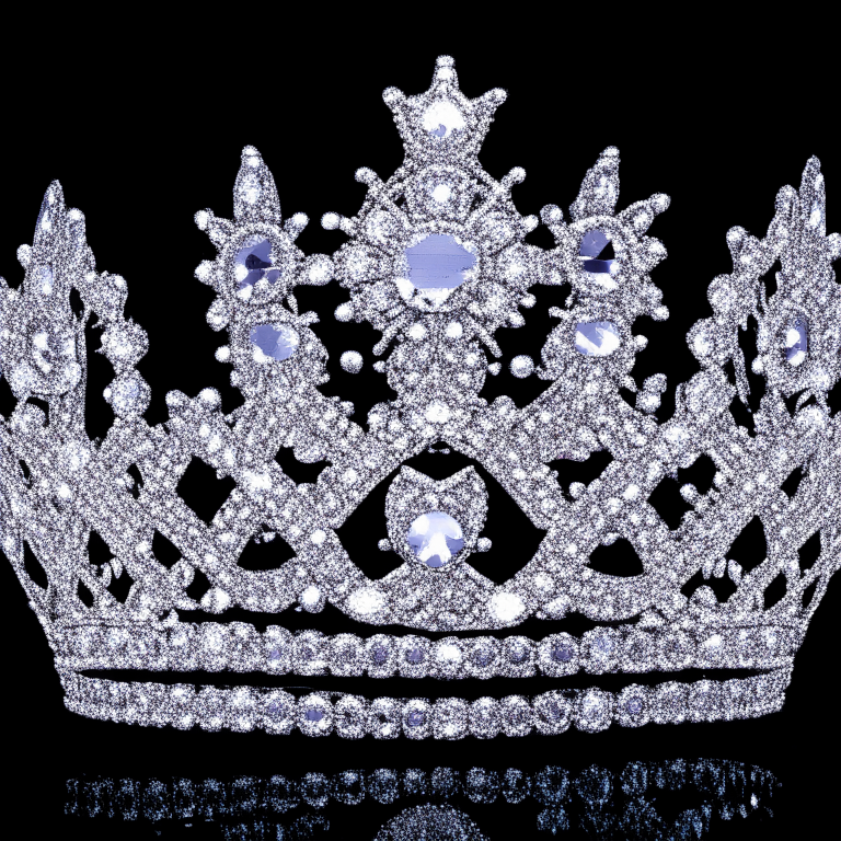 the Kohinoor diamond crown, with its intricate design and sparkling diamonds