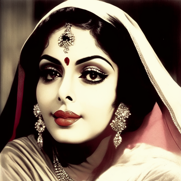 Mumtaz, a famous Indian actress from the 60s and 70s