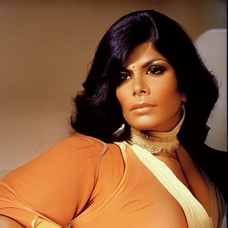 Zeenat Aman posing